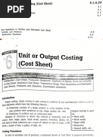 Chapter 6 (Cost Sheet)