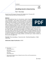 A Survey of Word Embeddings Based On Deep Learning: Shirui Wang Wenan Zhou Chao Jiang