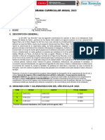 PROGRAMA CURRICULAR ANUAL 2023-ARTE Y CULTURA-4TO. Bertha