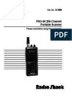 Radio Shack PRO-60 User Guide