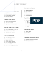 Firewall Check List