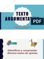 Lenguaje y Comunicación Texto Argumentativo