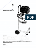 Craftsman Compressor Model No. 921.164710 Manual 1109804L