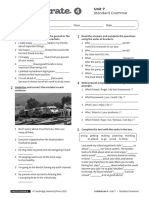 COL - TRB 4 - Standard - Grammar - WS Unit 7 - Without Answers