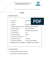 Silabo-Abastecimiento de Agua I 2014-I