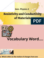 RESISTIVITY and CONDUCTIVITY of Materials