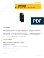 Kyland KOM600G Datasheet EN