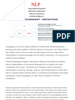 Computational Linguistics Information Engineering Software Engineering Artificial Intelligence