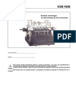 KSB HDB: Bombas Centrífugas de Alta Pressão de Eixo Horizontal