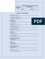 Programa de Induccion, Capacitacion y Entrenamiento