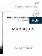 Mapa Geologico de Marbella