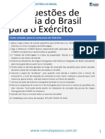 (PDF) História Do Brasil para o Exército VUNESP