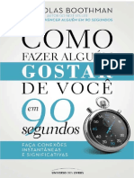 Como Fazer Alguem Gostar de Voce em 90 Segundos Nicholas Boothman