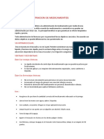 Vias de Administracion de Medicamentos