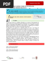 Secundaria: 1. Conozcamos Como Funciona El Estado Democrático