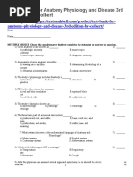 Test Bank For Anatomy Physiology and Disease 3rd Edition by Colbert