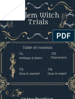 SALEM WITCH TRIALS Presentation