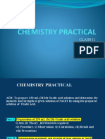 Chemistry Practical: Class 11