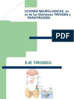 Manifestaciones Neurologicas en Enfermedades de Las Glándulas Tiroides