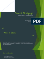 Sale & Mortgage