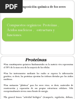 Clase 5 Tema 4 Proteinas y Acidos Nucleicos