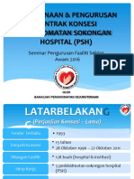 SPFSA - 2016 - I - Kertas - 8 - Pelaksanaan & Pengurusan Kontrak Konsesi Perkhidmatan Sokongan Hospital (BPK KKM)