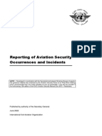 Reporting Aviation Security Occurrences and Incidents - Reformatted