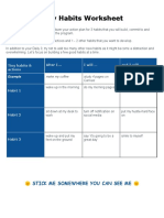 Tiny Habits Worksheet