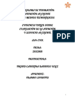 Evidencia Taller Sobre Evaluación de La Atención y Servicio Al Cliente. AA4-EV01.