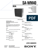 Sony Sa-Wm40