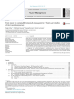 Silva - From Waste To Sustainable Materials Management Three Case Studies of The Transition Journey