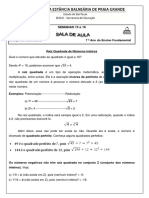 7° Ano - Matemática - v02 - Semanas 15 e 16