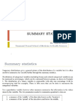 Introductory Biostatistics II