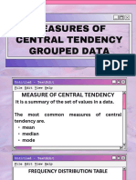 MCT Grouped Data