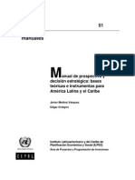 Manual de Prospectiva y Decisión Estratégica, Bases Teóricas e Instrumentos