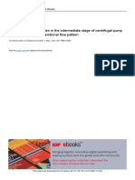 Design of Impeller Blades in The Intermediate Stag