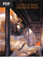 Castles & Crusades Codex of Erde Expanded Index