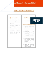 Programme Formation Power Bi