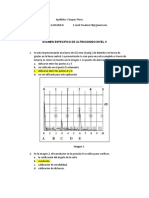 Examen Especifico Ultrasonido Nivel II