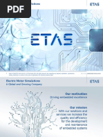 Electric Motor Simulations For Testing ECU Motor Control Algorithms