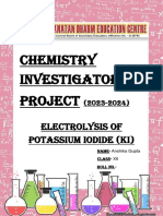 Chemistry Investigatory Project