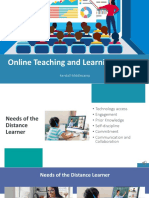 Online Teaching and Learning Traits