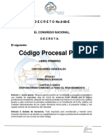 Codigo Procesal Penal (