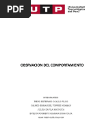 Obsrvacion Del Comportamiento