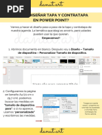 2 - Diseño de Tapa y Contratapa en Power Point