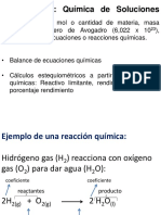 Unidad IV Química de Soluciones