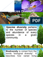 Species Diversity