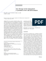 Efficacy of Low-Level Laser Therapy in The Management of Orthodontic Pain - A Systematic Review and Meta-Analysis - 2012