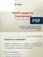 Aula 7 - Perfil e Papel Do Coordenador