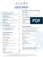 Azure Lunch Menu 2022